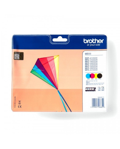 Brother LC-223 Multipack nero / ciano / magenta / giallo (LC223VALBPDR)